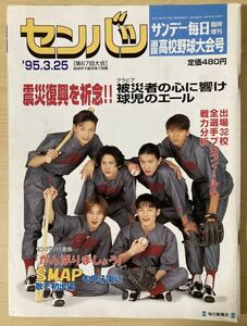 f01-17 / センバツ サンデー毎日臨時増刊　１９９５/４　第６７回阪神甲子園球場で開幕 出場３２校全選手プロフィール＆戦力分析