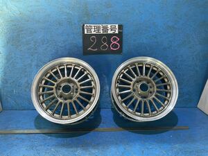 〈288〉ホイール2本セット　LOAD GEAR VICTORI 15インチ6.5J オフセット＋25 PCD5H／4H114.3 ハブ73mm ボルト穴13mm