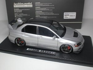 ▲入手困難！限定品！Ignition 1/18 ランサーエボリューション Mitsubishi Lancer EVO 9 Evolution IX (CT9A) Silver 新品 IG