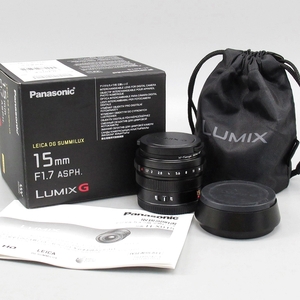 1円〜 Panasonic パナソニック Leica DG SUMMILUX 15mm F1.7 ASPH LUMIX G ※動作未確認 現状品 レンズ 193-2788986【O商品】