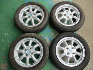 MINILITE ミニライト 14-4.5J +45 100 4H 155/65R14 タイヤホイールセット ダイハツ