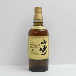 1円~SUNTORY（サントリー）山崎 12年 43％ 700ml M24H250020