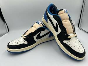 【1円〜/新品未使用】Travis Scott × Fragment × Nike Air Jordan 1 low DM7866-140 トラヴィス スコット エアジョーダン