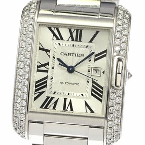 カルティエ CARTIER WT100009 タンクアングレーズ サイドD 自動巻き メンズ _792390