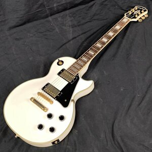 Epiphone エピフォン レスポールカスタム エレキギター シリアルNo.U04105015 白系★簡易検査品