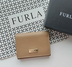 【新品】 FURLA BABYLON 三つ折り財布　ベージュ