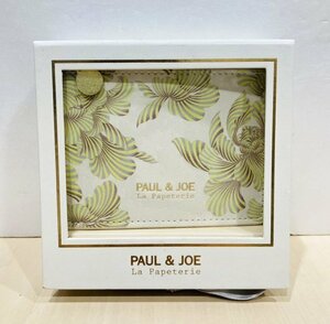 【76】 1円～ 未使用保管品 PAUL&JOE ポールアンドジョー パスケース 小銭入れ 定期入れ 花柄 ブランド 人気