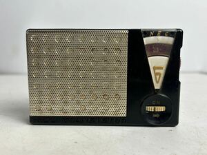 NEC トランジスタラジオ NT-620 Nippon Electric Company 革ケース付き ナショナル transistor radio 