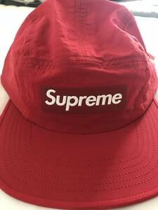 新品 未使用 国内正規品 ◆ Supreme Raised Logo Patch Camp Cap Red/赤 ◆ 18ss Week19 Supreme 代官山店舗購入商品