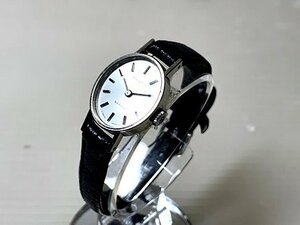 不動品　ジャンク扱い　TISSOT　ティソ　サフィ―ル　オーバルシルバー文字盤　腕時計　レディース　レトロ　レア