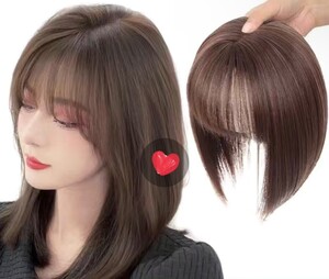 部分ウィッグ ポイント ウィッグ ヘアピース かつら 白髪隠し 薄毛対策 トップカバー ブラウン ブラック ボリュームアップ ワンタッチ 