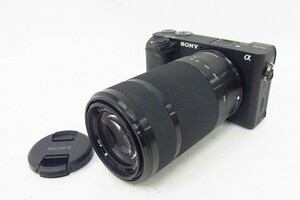 N069-S3C-1205 SONY ソニー α6400 / SEL55210 ミラーレス一眼カメラ 現状品③