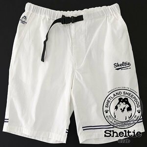 新品 シェルティークラブ 24SS コットン イージー クライミング ショーツ M 白 【SH1442087_7】 春夏 パンツ Sheltie Club マリン ハーフ