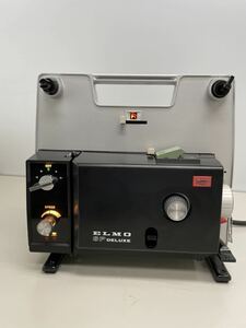 ELMO エルモ SP DELUXE 8mm PROJECTON 8ミリ 映写機 プロジェクター 映像 機器 昭和 レトロ 通電確認済み 動作未確認 中古 ジャンク品