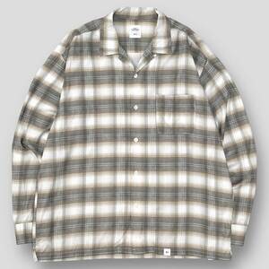 極美品 BEDWIN & THE HEARTBREAKERS ベドウィン 24SS L/S ORG OMBRE CHECK SHIRT 