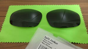 ★オークリー スプリットジャケット用 カスタム偏光レンズ GRAY GREEN Color Polarized 新品 OAKLEY Split Jacket スプリットジャケット 