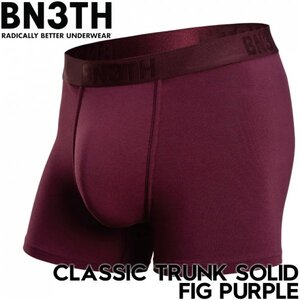 【送料無料】ボクサーパンツ アンダーウエア 下着 ショーツ BN3TH ベニス CLASSIC TRUNK SOLID / FIG PURPLE 日本代理店正規品 Sサイズ