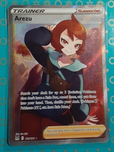 ポケカ　英語版　正規品　ヒナツ　189/196　SR　海外版　ポケモンカードゲーム　Pokemon　Arezu　Full Art