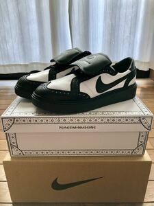 PEACEMINUSONE × Nike Kwondo 1 ピースマイナスワン ナイキ クウォンド 1 Black & White DH2482-101 US 8 26cm 黒タグ付 新品 G-Dragon