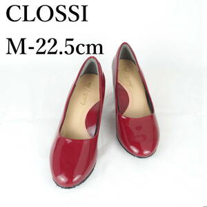 LK8898*CLOSSI*クロッシー*レディースパンプス*M-22.5cm*エナメル赤