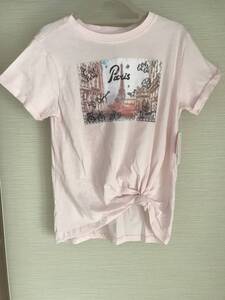 新品 ガールズ子供半袖Tシャツピンク 未使用