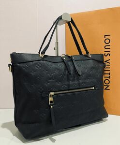 LOUIS VUITTON ● 極上美品 バッグ ハンドバッグ ルイヴィトン ショルダー 2way トートバッグ レザー アンプラント