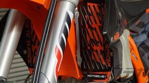 MOTOES ラジエターガード KTM 2017年 2018年 2019年 2T 4T 全モデル 硬質A5083 アルミ合金 4mm厚 mo30