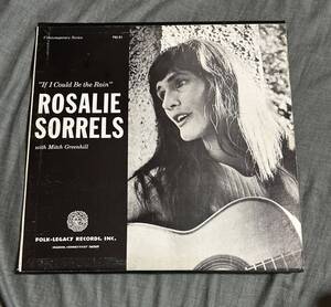 USオリジナル盤/FOLK-LEGACY＊Rosalie Sorrels/If I Could Be The Rain＊ブックレッドも付属しております/状態良好＊Mitch Greenhill参加！