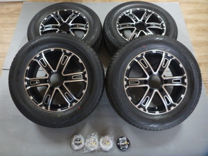 25109★送料無料★PIAA ROCK SPEED【6J×16 ＋35 139.7/6H】＆タイヤ【215/65R16】★新品4本★ハイエース200系に★