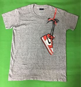 80s★激レア★NIKE ナイキ　AIR JORDAN1肩掛け　Tシャツ　青タグ　80年代　サイズＳ　ヴィンテージ