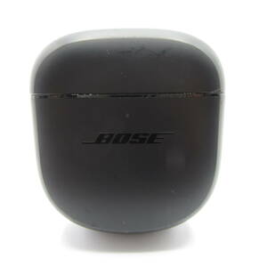 T1411☆ボーズ BOSE ワイヤレスイヤホン Bose QuietComfort Earbuds II 充電ケースのみ (435911) ブラック 充電確認済み 中古品