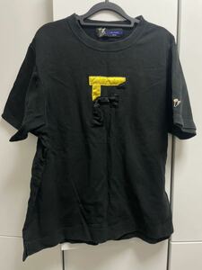 FAT SPLIT ブラック　Tシャツ　厚手　skinny