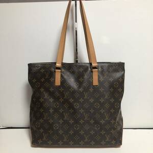 【美品】ルイヴィトン LOUIS VUITTON カバメゾ モノグラム トートバッグ M51151 レディース ブラウン系