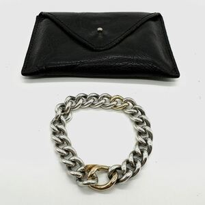 超希少◇HUM Humete Chain Bracelet 925×750 ハム ブレスレット ゴールド シルバー コンビ バングル メンズ レディース ユニセックス