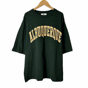 ウィゴー WEGO プリント Tシャツ オーバーサイズ L 緑 グリーン メンズ