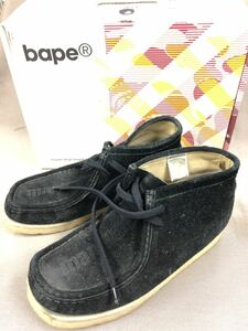bape ape エイプ　ベイプ　ブーツ　used サイズ8 26センチ