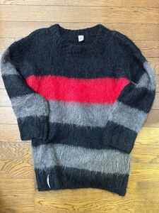 AKA SIX simon barker × FRAGMENT DESIGN ”MOHAIR JUMPER” -border- 検) PEEL&LIFT セディショナリーズ　AFFA 藤原ヒロシ