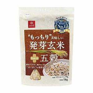 はくばく もっちり美味しい発芽玄米+五穀 1Kg