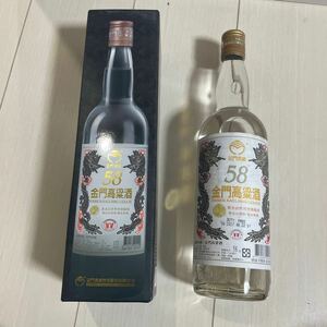 金門高染酒　58度　特級　750ml 台湾　箱付