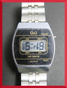 シチズン CITIZEN Q&Q デジタル 男性用 メンズ 腕時計 U835 ジャンク 稼働品