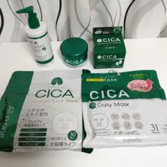 CICA マスク　目元　口元　シートマスク　ピーリング