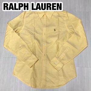 RALPH LAUREN ラルフローレン 長袖シャツ 11 イエロー 刺繍ポニー