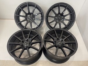 ★歳末 RPLストア ７円～売切祭り★【引取歓迎】BMS ホイール 18インチ 18 x 9.5J +20 PCD114.3 5穴 5h ブラック 黒 4本 　2