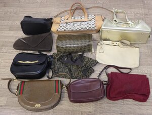 【ト足】 CARTIER カルティエ GUCCI グッチ LOEWE ロエベ PRADA プラダ FENDI フェンディ 他 鞄 ハンドバッグ 他 まとめ CE000CAA30