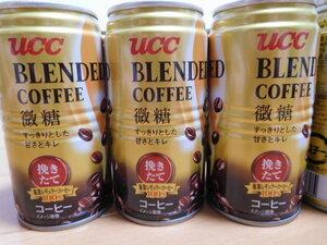 ＵＣＣブレンドコーヒー 微糖 缶185g×20本