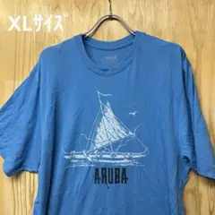 USA古着Tシャツ　XLサイズ CARILOHA ヨット　船