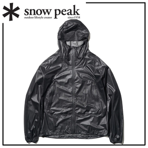 超ストレッチ【3レイヤー防水透湿生地】便利なパッカブル軽量レインジャケット【シェル】＊snow peak【スノーピーク】圧倒的超軽量【160g】