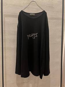 yohji yamamoto knit ヨウジヤマモト ニット　ロゴ　カットソー