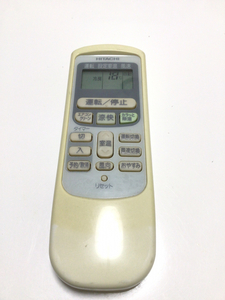 即決中古送料込! 日立 エアコンリモコン中古電池付き RAR-2V1 / MA041s