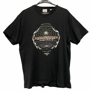 【中古】 BURBERRY バーバリー 8048289 グラフィックプリント オーバーサイズTシャツ S クルーネック 半袖 黒 24018430MK